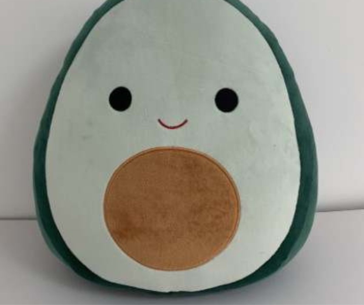 Thuiser Kawaii Knuffel Avocado - 40cm - Kawaii Kussen - Squish - Squishy Dieren