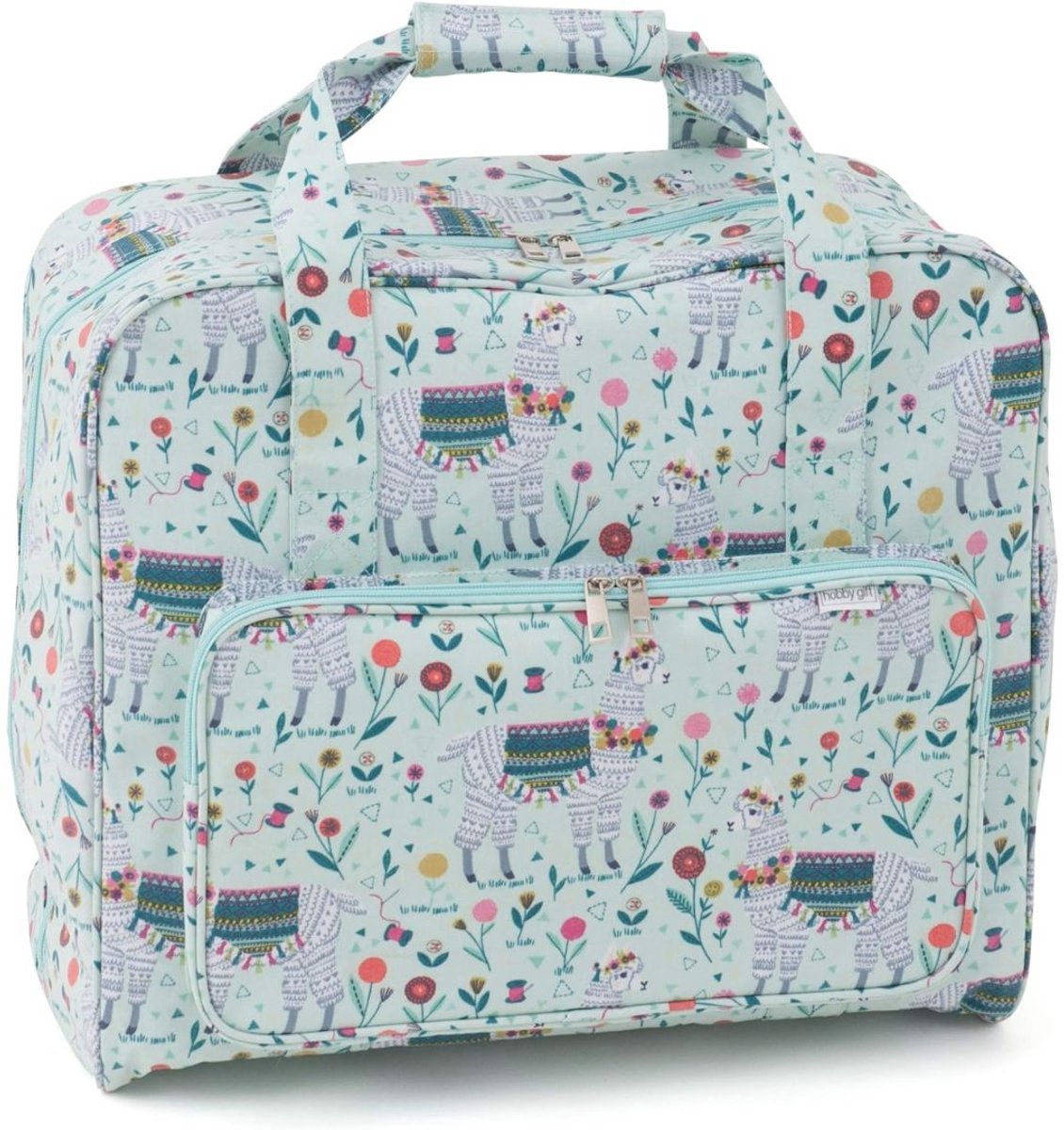 Thuys – Naaimachine Tas – Voor Beginners – Mini – Met Voetpedaal – 43cm x 36cm x 3cm – Geel