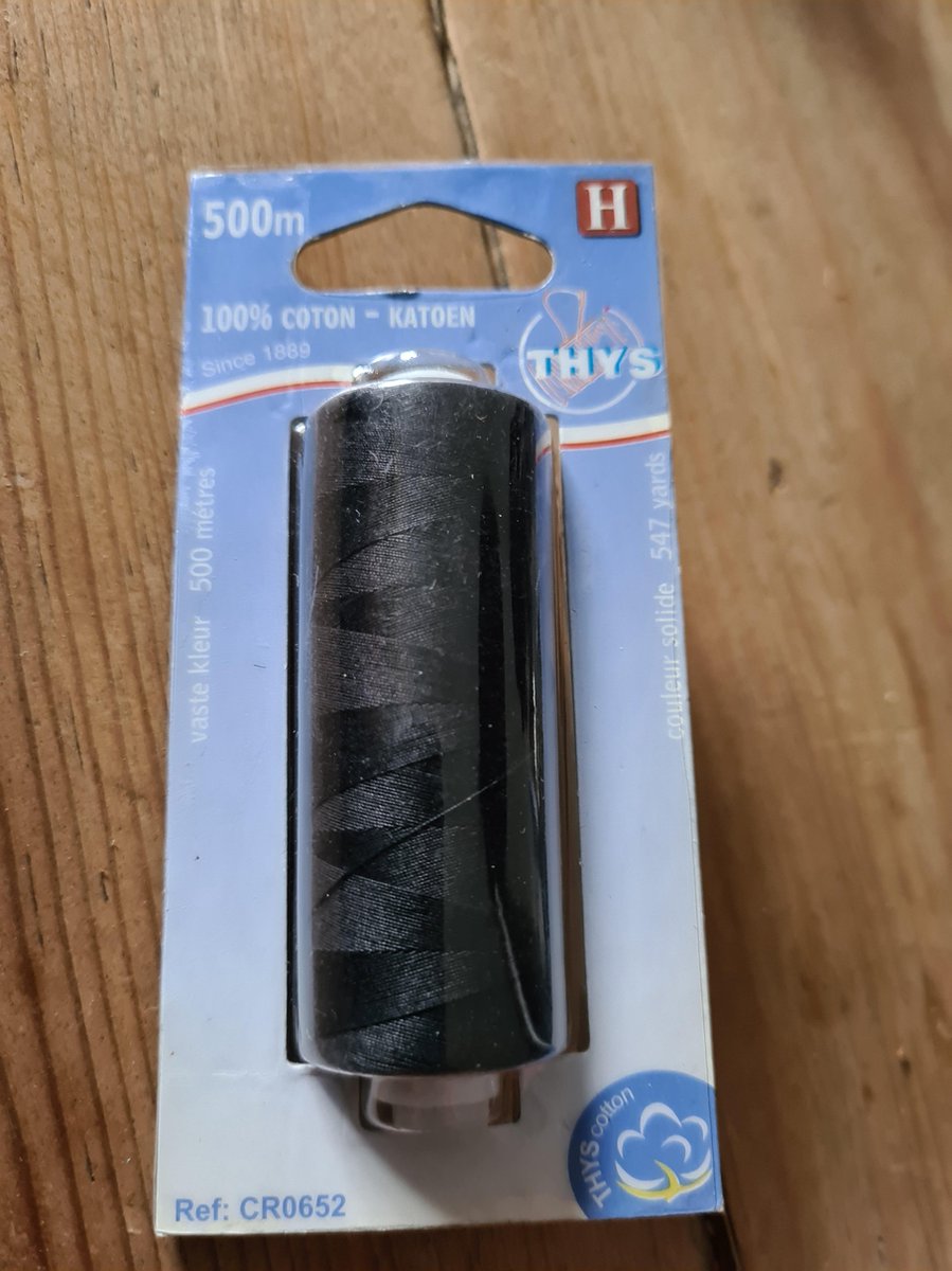 Thys Katoen garen 500m Zwart