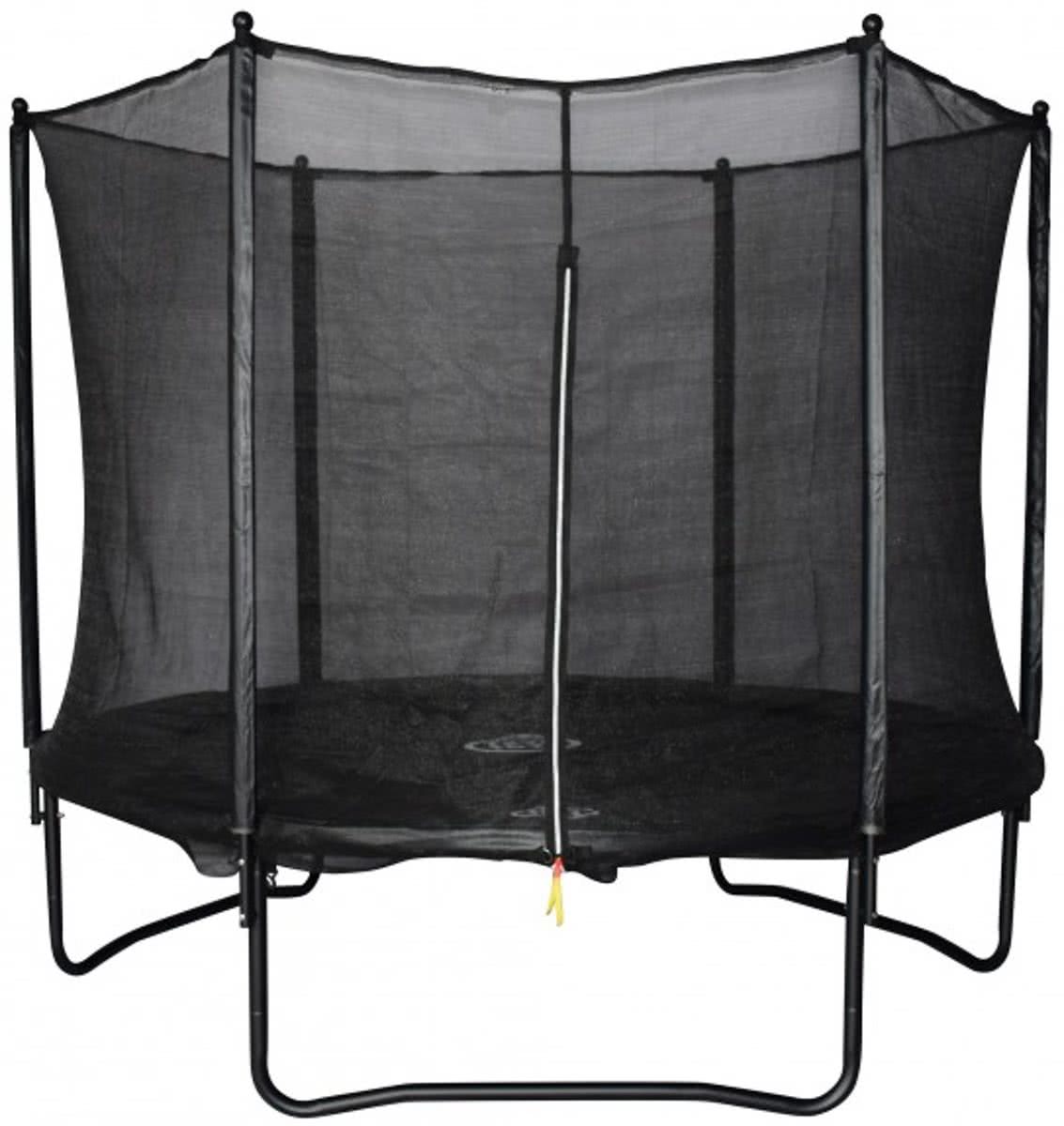 Trampoline 244 cm (8ft) met veiligheidsnet - Black Edition - zwarte rand