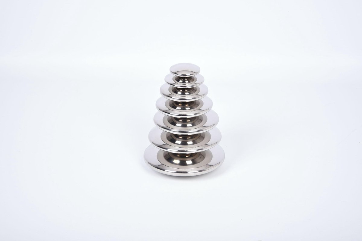 TickiT Sensory Reflective Buttons Silver