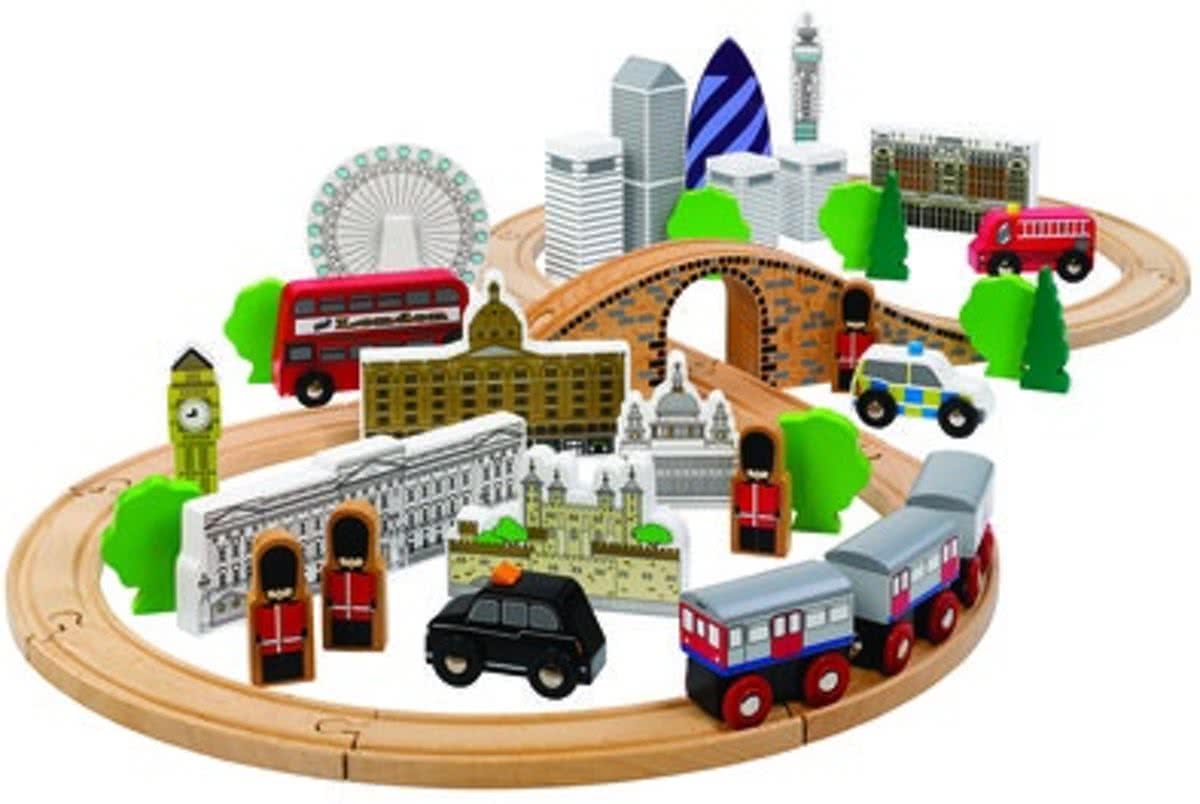 Tidlo Houten Treinset London City