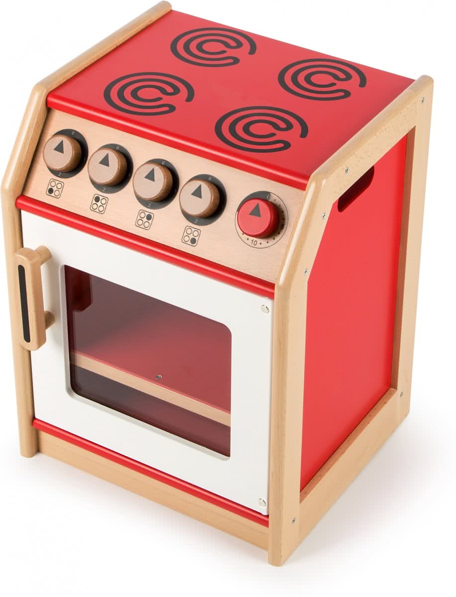 Tidlo Speelgoed Gasfornuis Rood 40 X 35 X 52 Cm