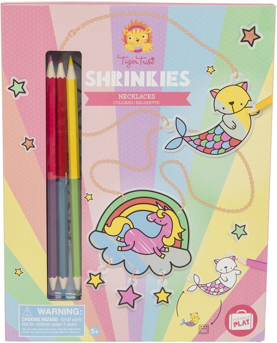 Tiger Tribe Shrinkies - Necklaces