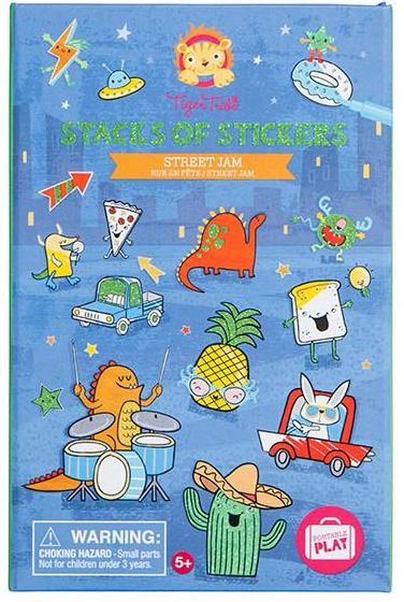 Tiger Tribe Stacks of Stickers - Street Jam