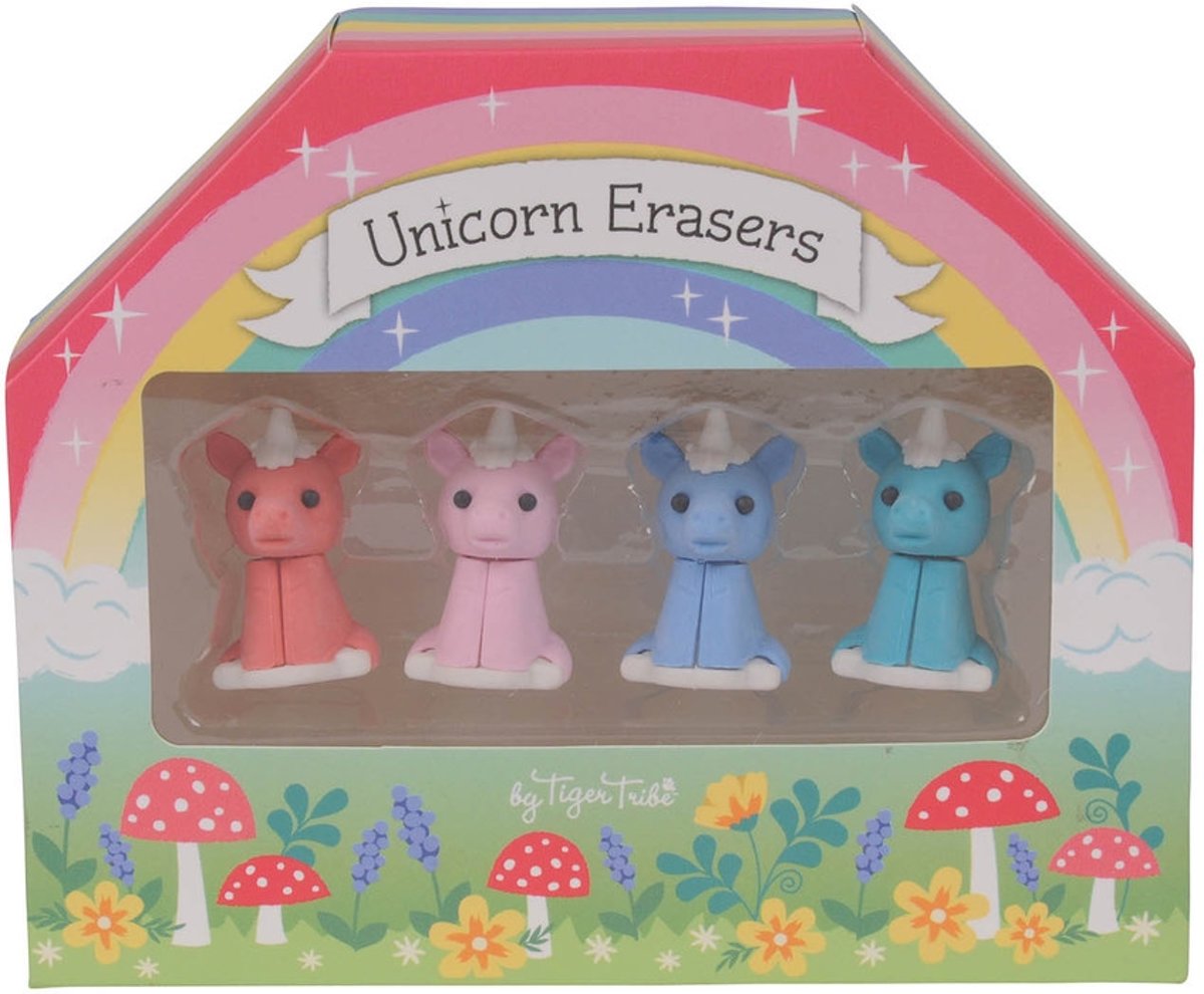 Tiger Tribe Unicorn Erasers