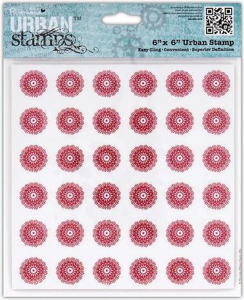 6 x 6 Urban Stamp - Home For Christmas - Snowflake