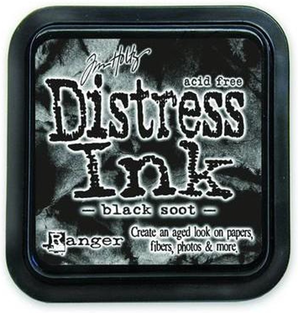 Distress Ink stempelkussen - Black soot