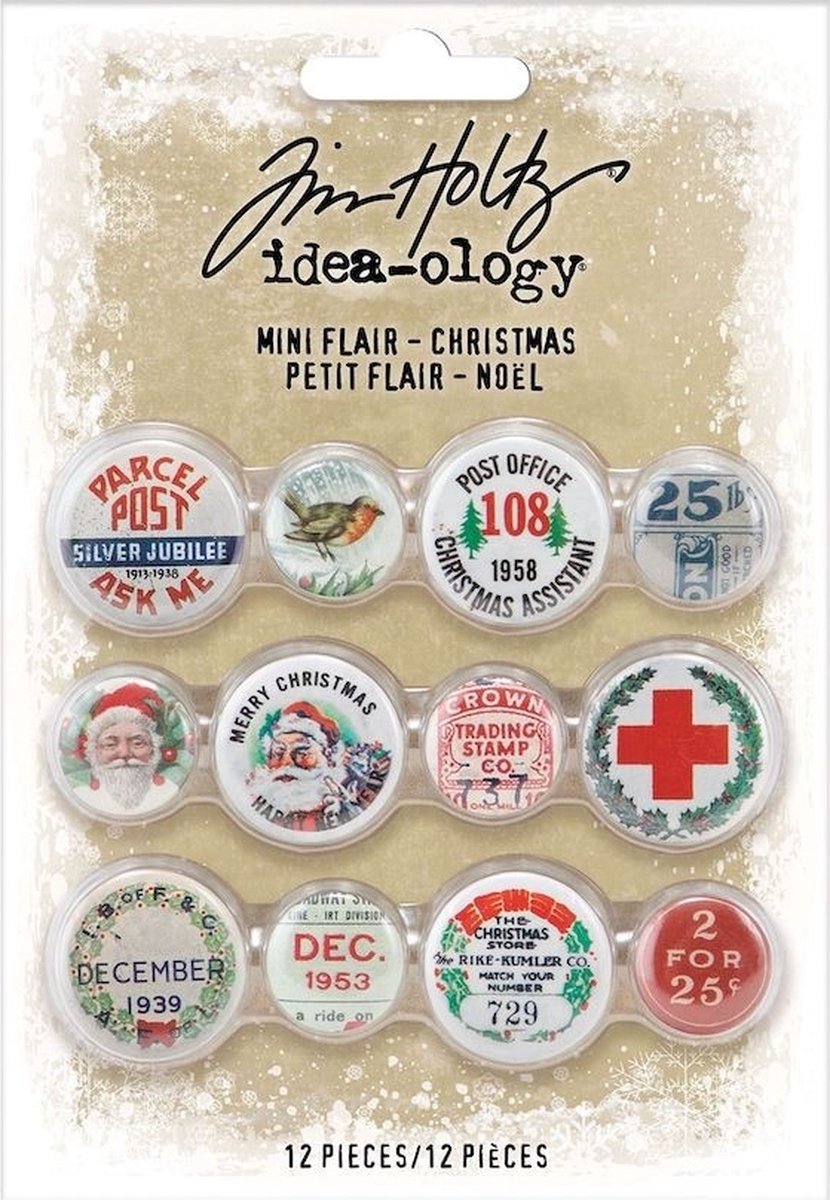 Idea-ology Tim Holtz Christmas Mini Flair (TH94197)