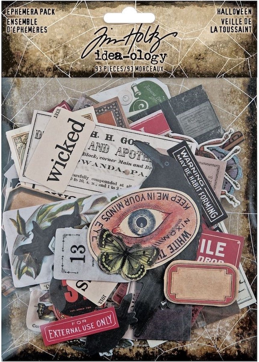 Idea-ology Tim Holtz Halloween Ephemera Pack (TH94151)