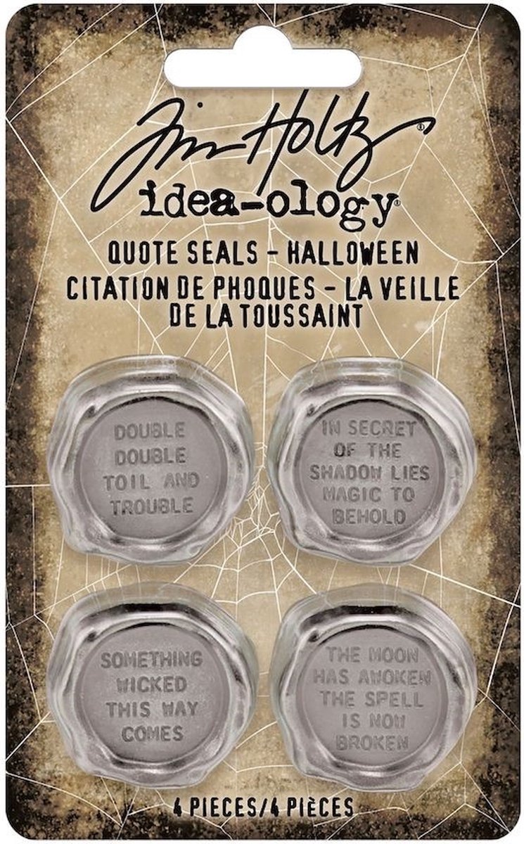 Idea-ology Tim Holtz Halloween Quote Seals (TH94163)
