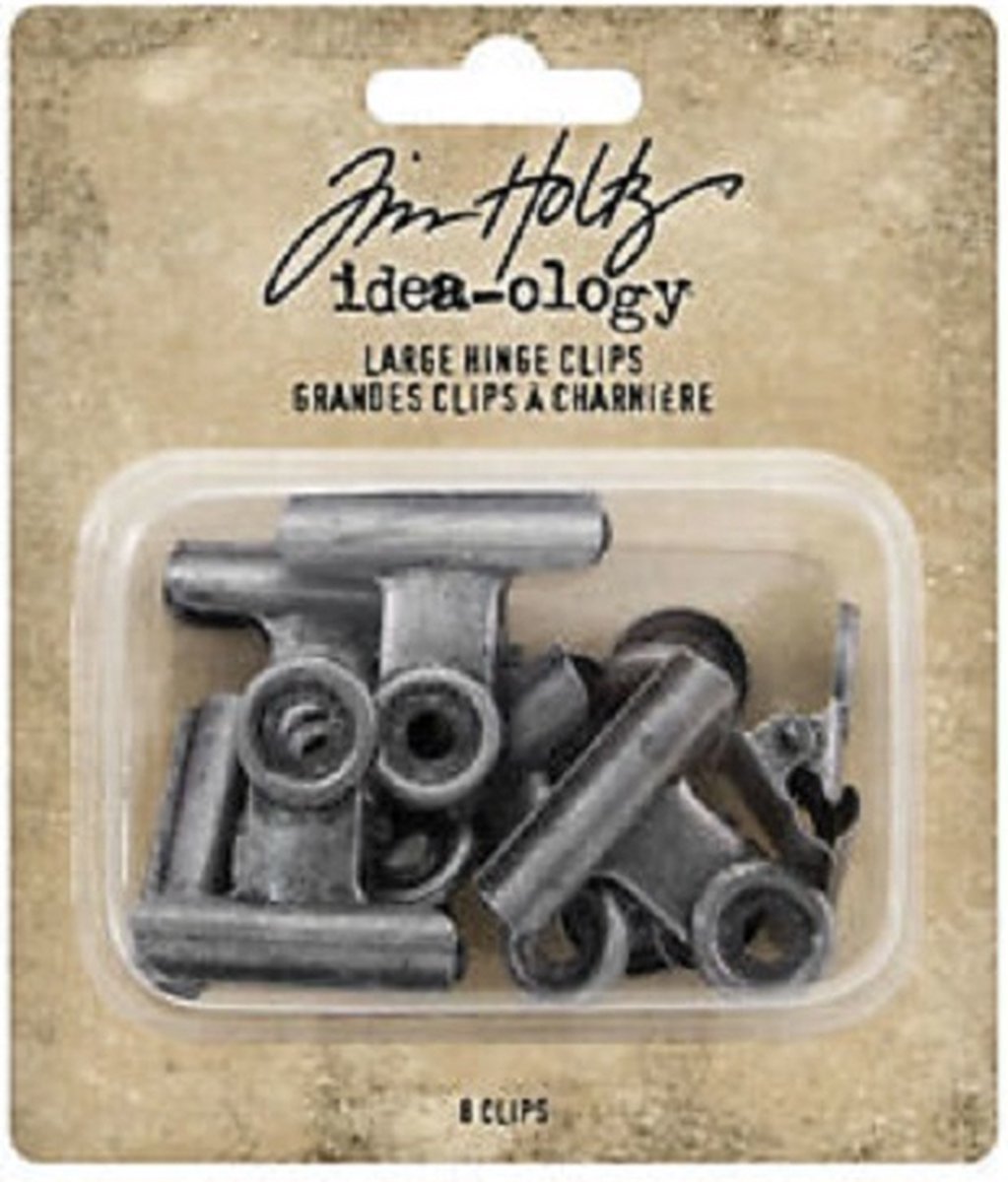 Idea-ology Tim Holtz Hinge Clips Large (8pcs) (TH93787)