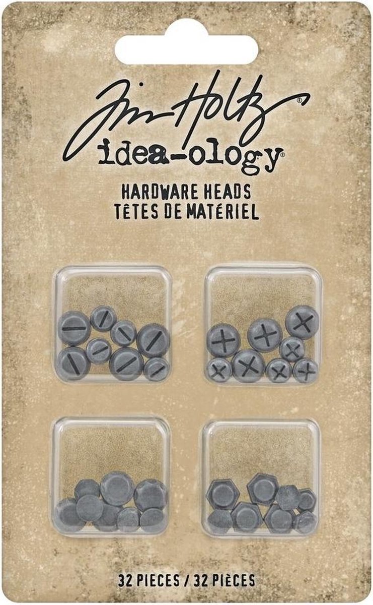 Tim Holtz Idea-ology  Hardware Heads (32pcs) (TH93788)