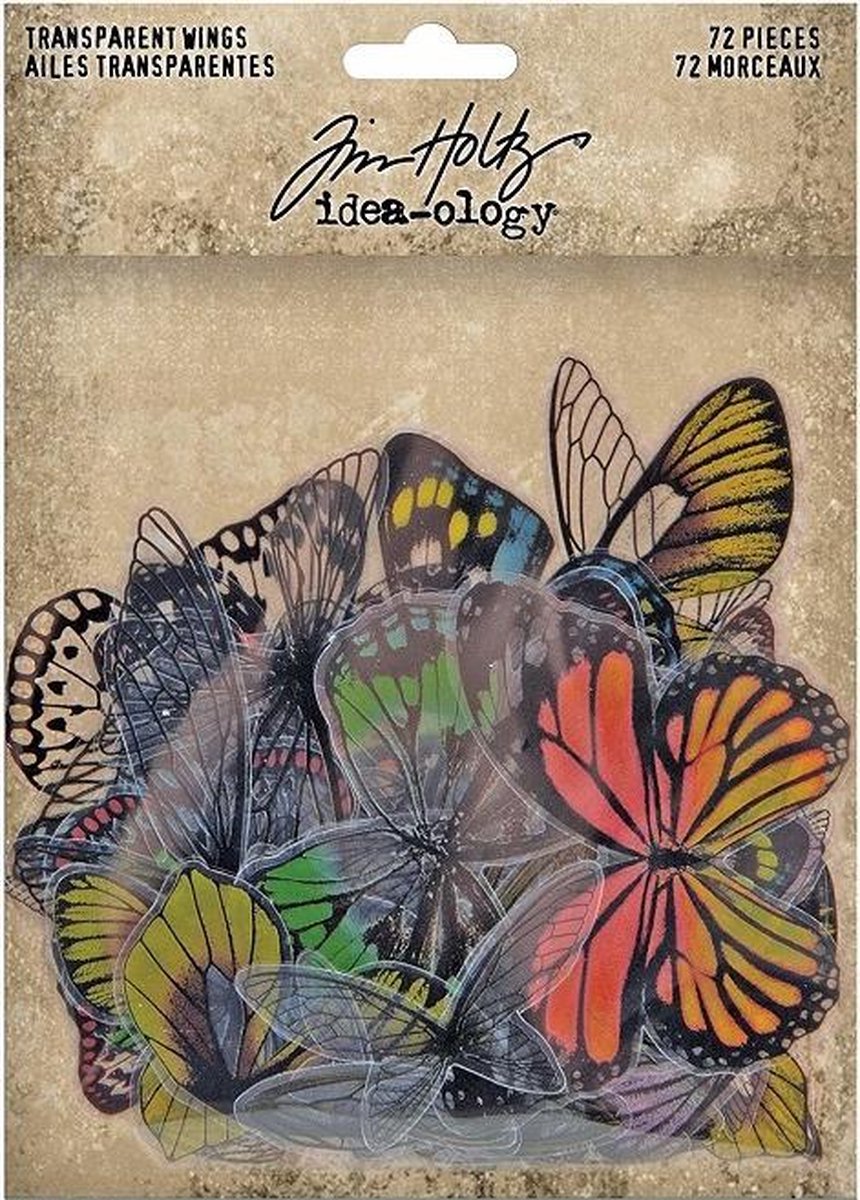 Tim Holtz Idea-ology  Transparent Wings (72pcs) (TH93785)