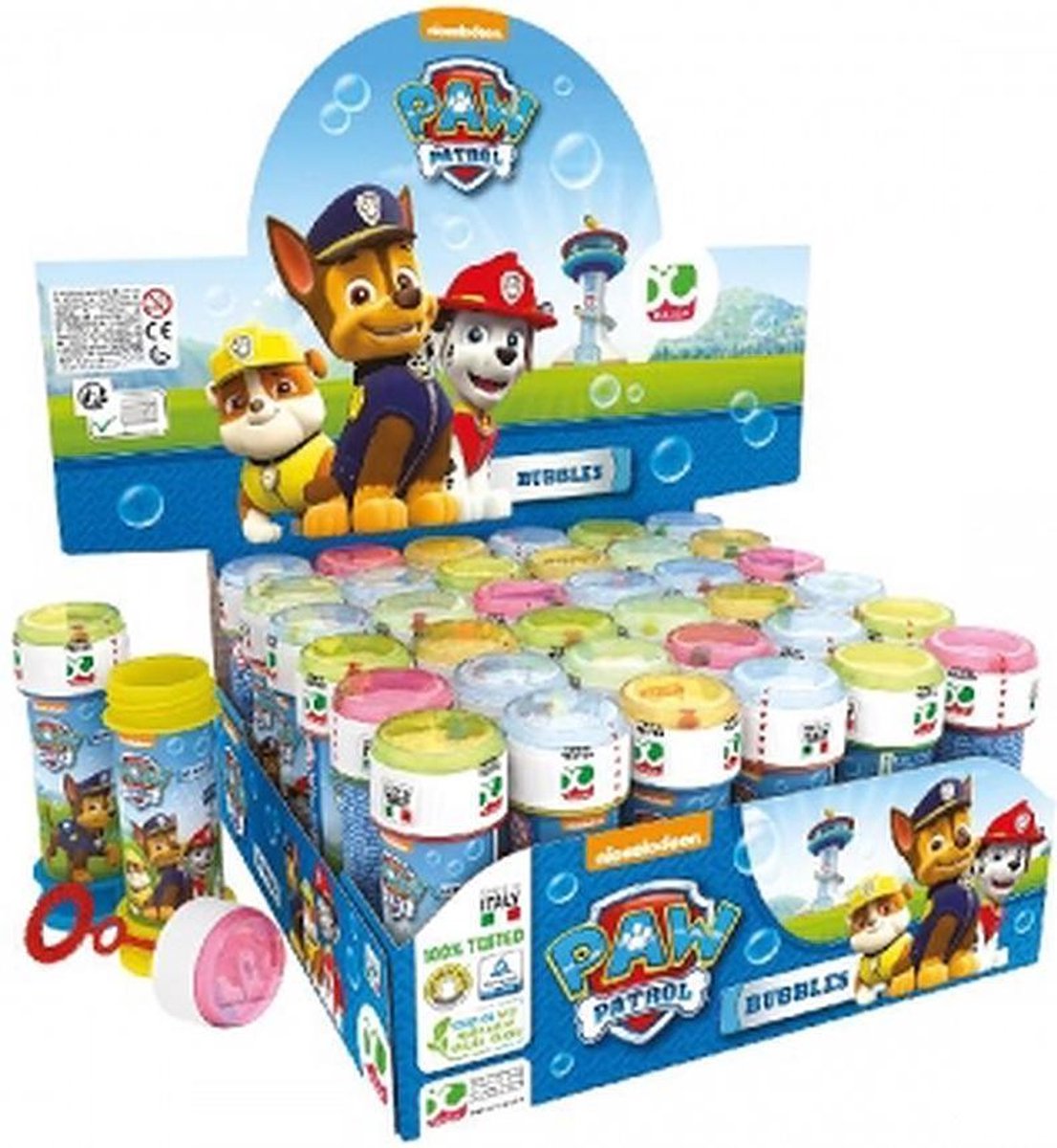     - Paw Patrol - Spel - Sport - Outdoor - Buitenspelen - Hypoallergeen vrij - Kathon vrij - 60 ml - 36 stuks
