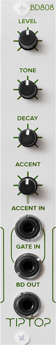 Tiptop Audio BD808 White - Drum modular synthesizer