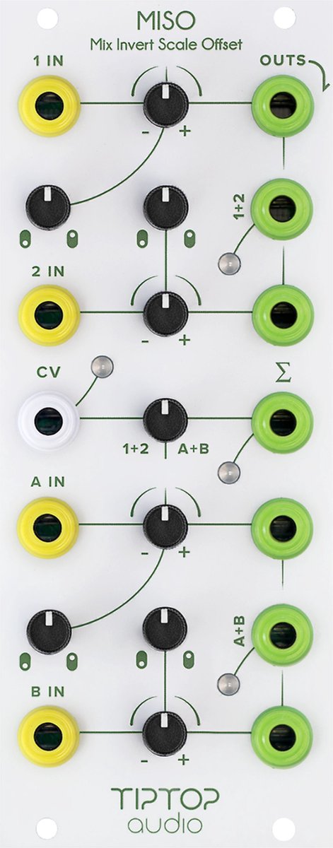 Tiptop Audio MISO - Attenuator modular synthesizer