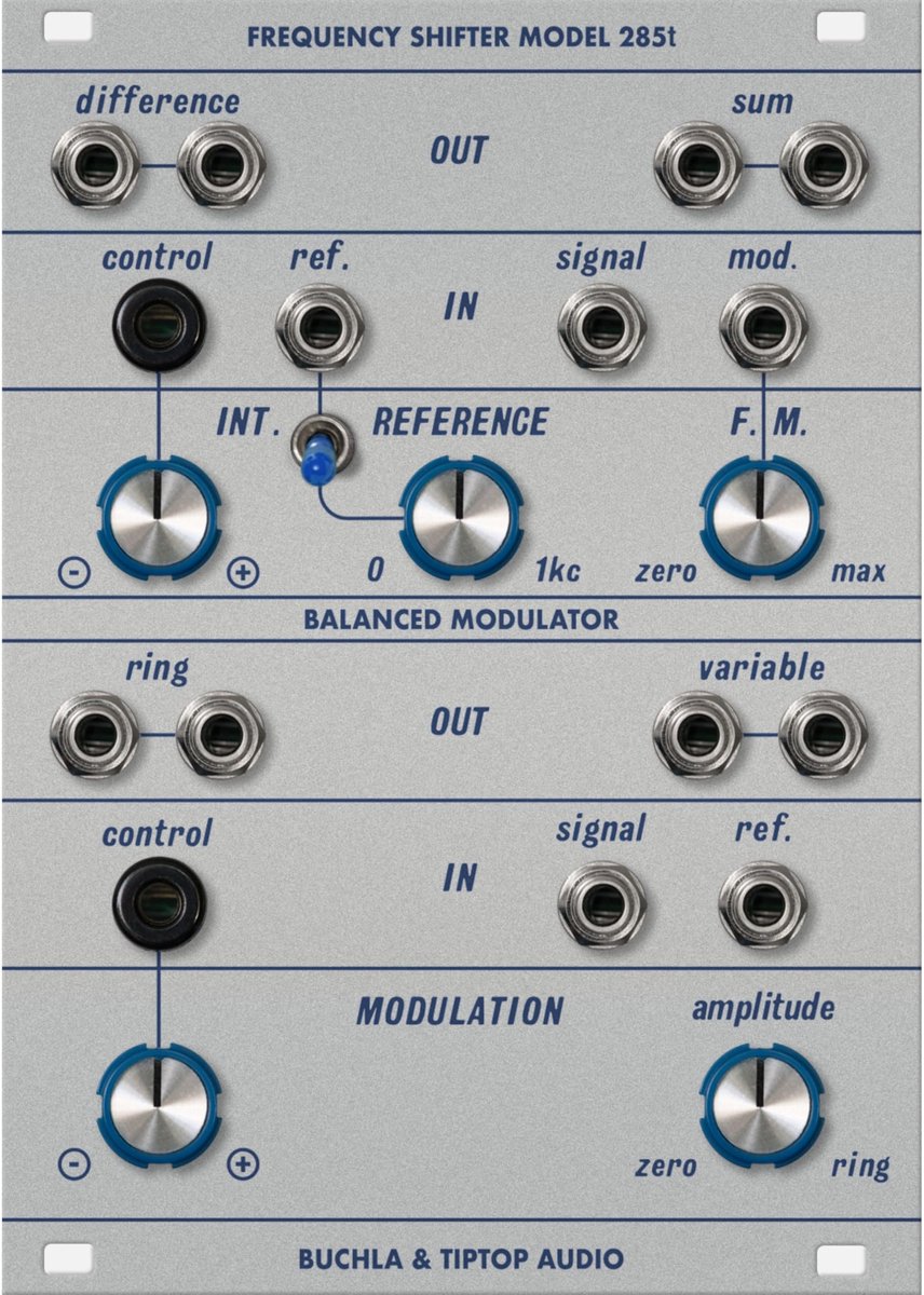Tiptop Audio Model 285t Frequency Shifter - Effect modular synthesizer