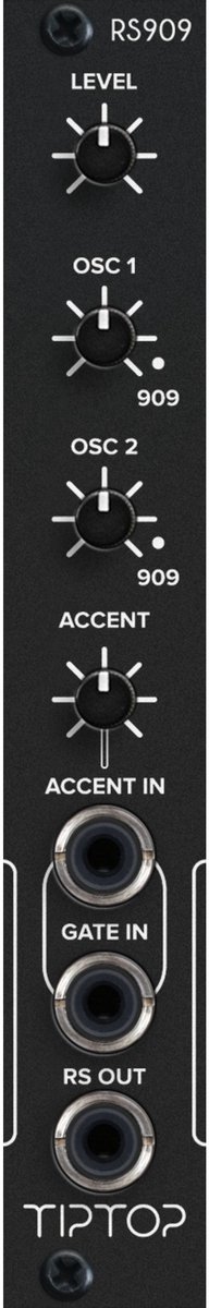Tiptop Audio RS909 Black - Drum modular synthesizer