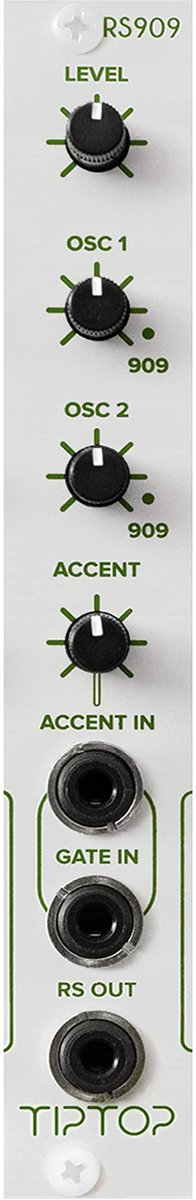Tiptop Audio RS909 White - Drum modular synthesizer