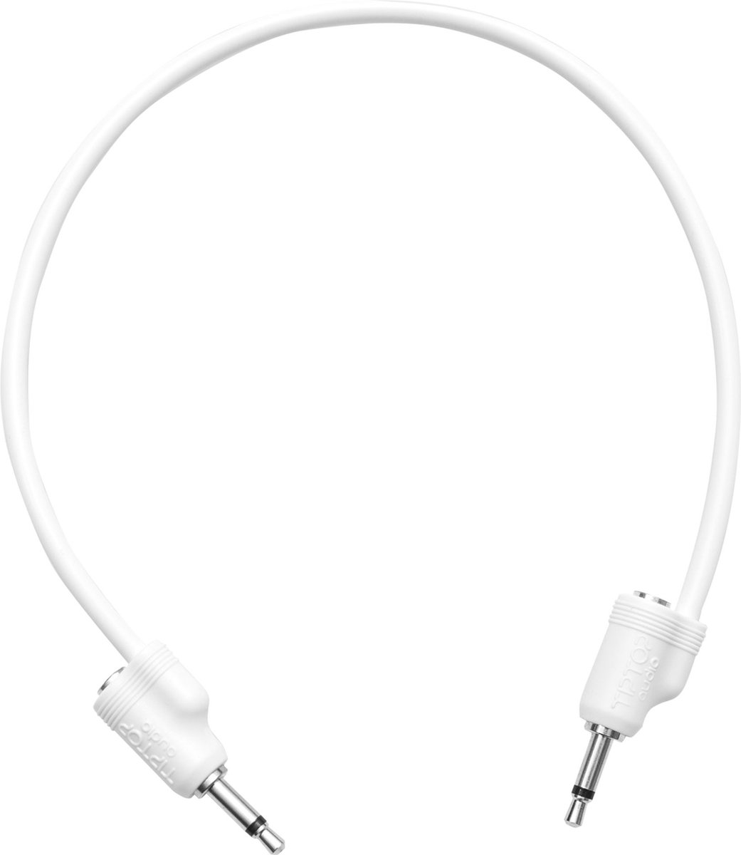 Tiptop Audio Stackcable White 30cm 5 pcs. - Patchkabel