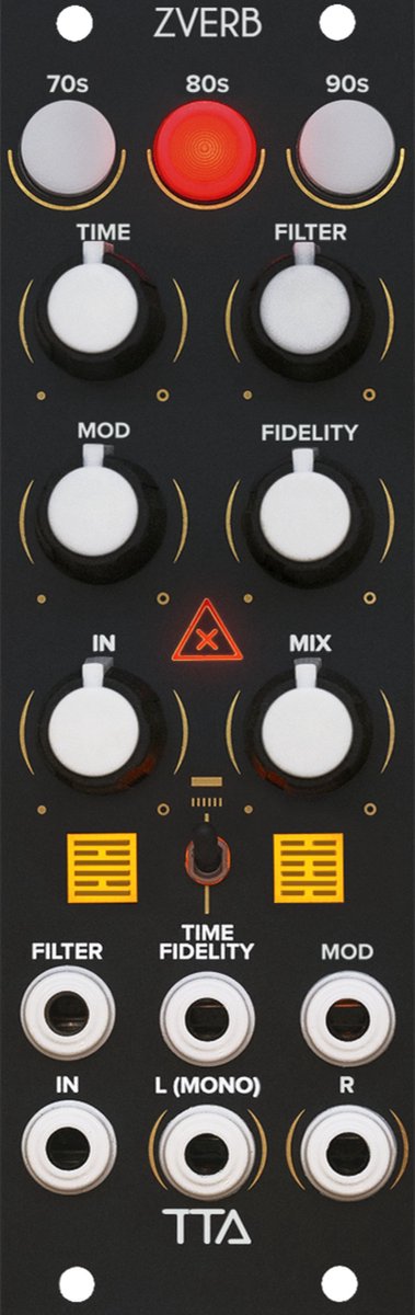 Tiptop Audio ZVERB black - Effect modular synthesizer