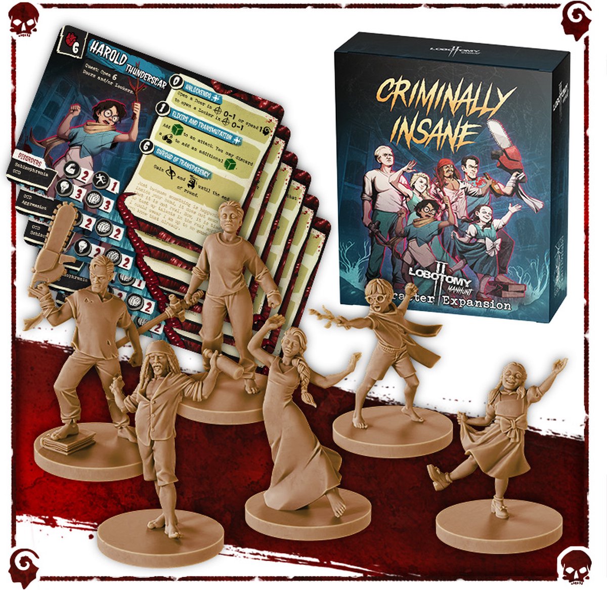 Lobotomy 2: Manhunt - Criminally Insane - Uitbreiding - Engelstalig - Titan Forge