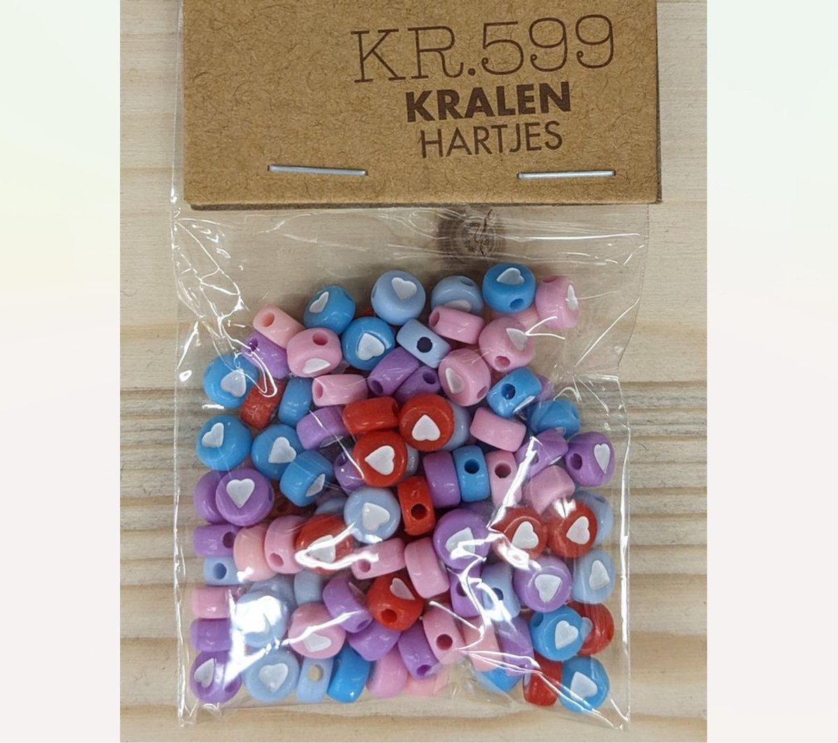 Kralen Hartjes - Kleuren - Roze - Lichtblauw - Donkerblauw - Paars - Rood - Assorti - Rond - Zelf Juwelen Maken - Hobby