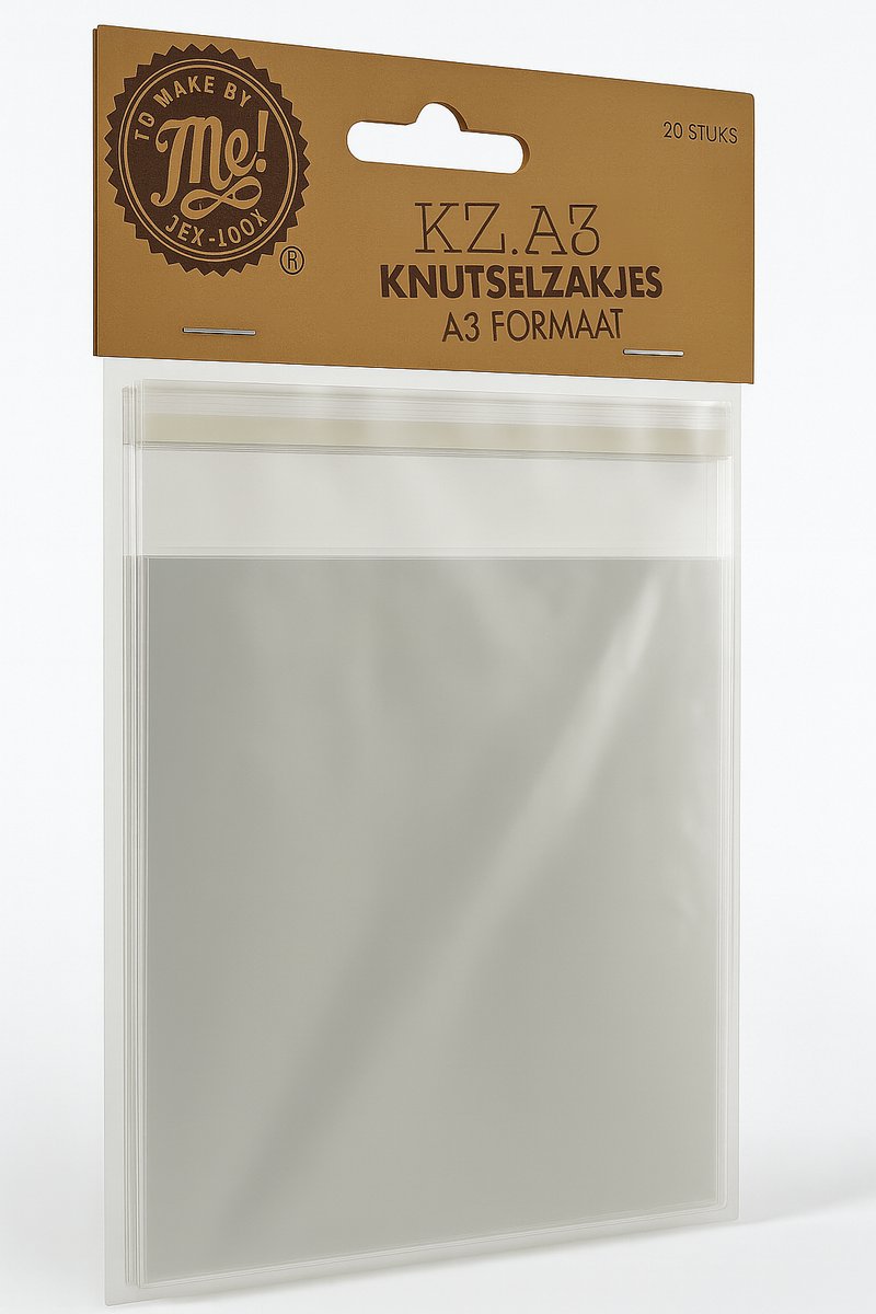 Knutselzakjes A3 met Plakstrip – 5 Stuks – Cellofaanzakjes – Uitdeelzakjes – Plastic zakjes – Craftbags – 29,7 x 42 cm