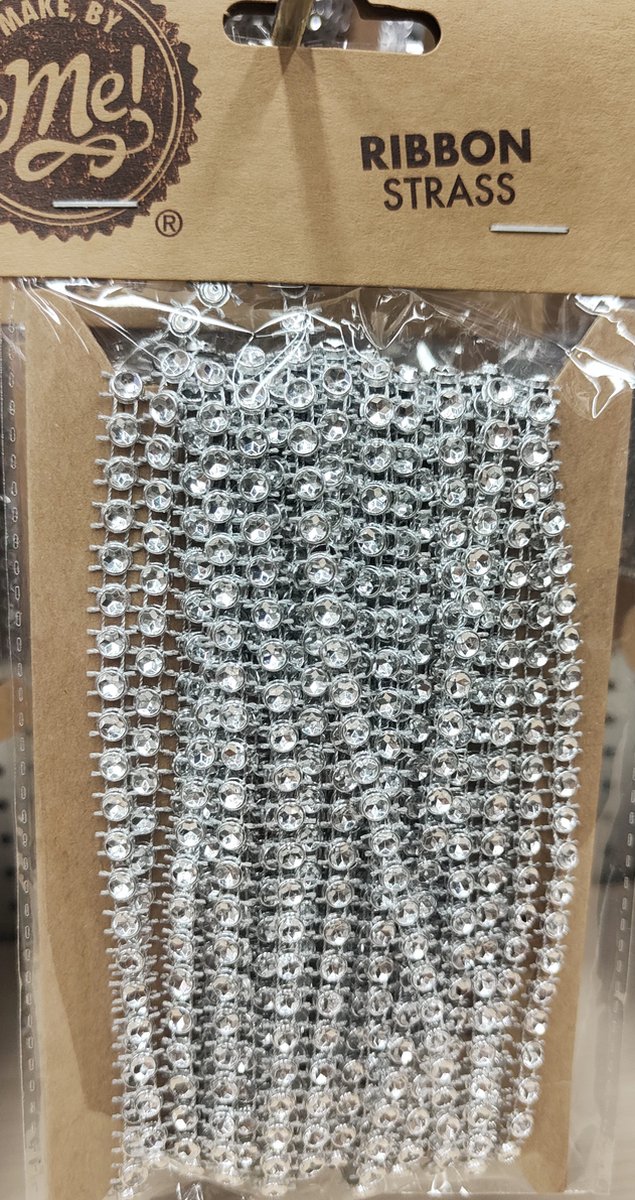 Lint Strass 9 meter - ribbon strass