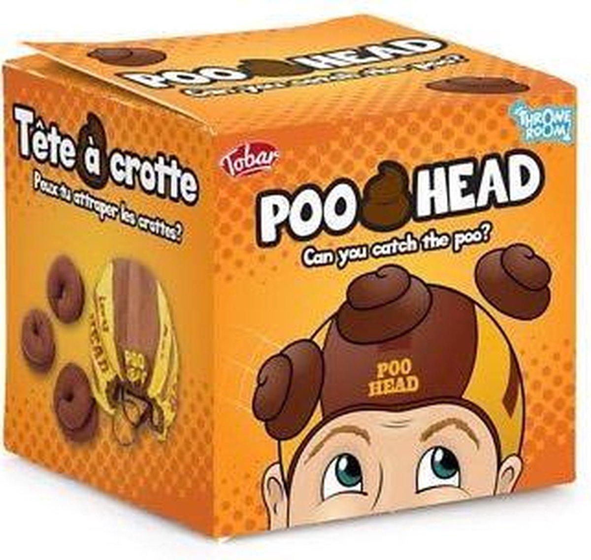 Poohead can you catch the poo? Tobar party spel