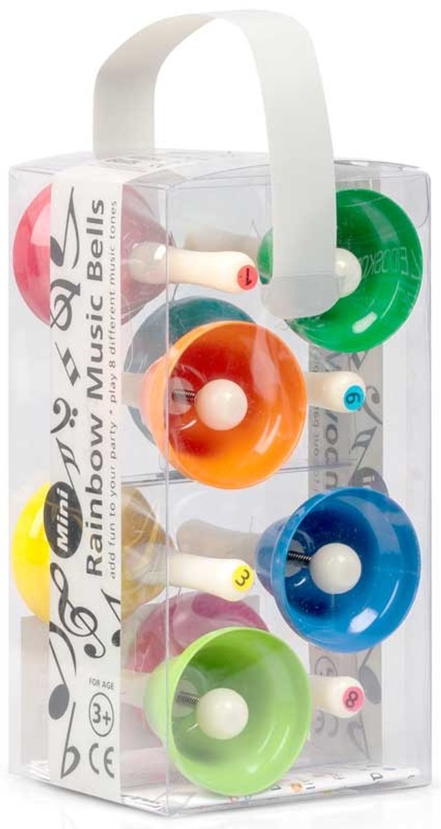 Tobar muziek speelgoed Rainbow Music Bells kleurrijk educatief.
