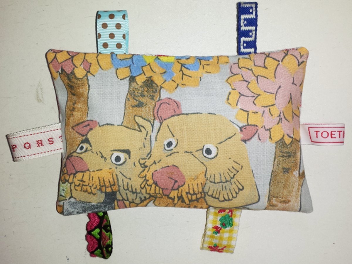 Toetie & Zo Handgemaakte Knuffel - De Fabeltjeskrant - Retro - Multi - Labeldoek - Speelgoed - Baby - Kind