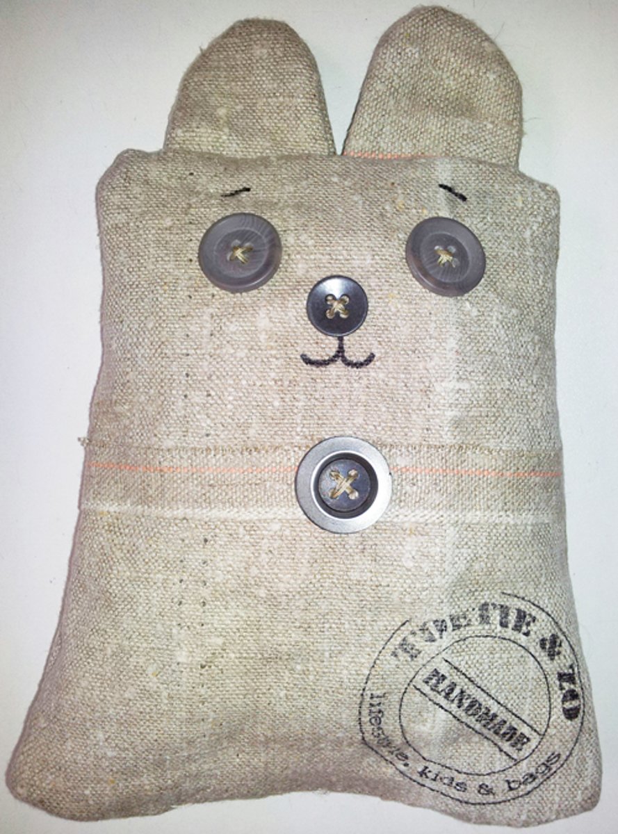 Toetie & Zo Handgemaakte Knuffel Beer - PTT Post - Beige - Speelgoed - Baby - Kind