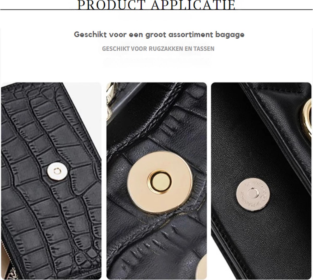 Togadget ® - 18mm Magnetische Drukknopen Sluitingen - Handtas, Portemonnee en Accessoires - bronz