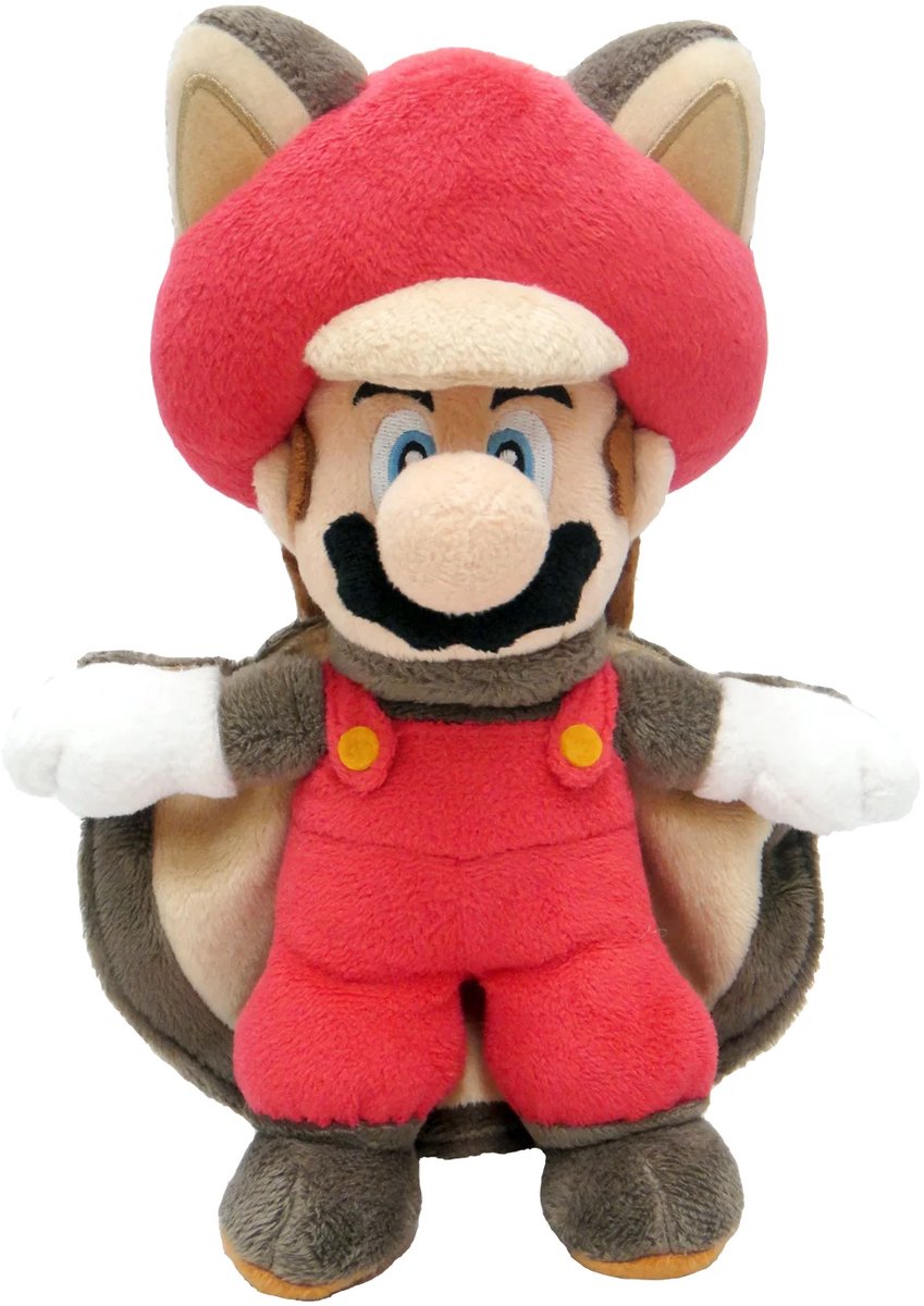 SUPER MARIO - Flying Squirrel Mario - Plush 24cm