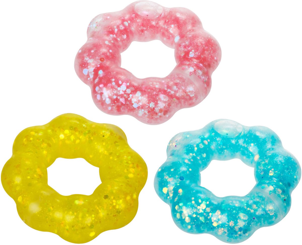 Fun Knijparmband Flower met Glitters