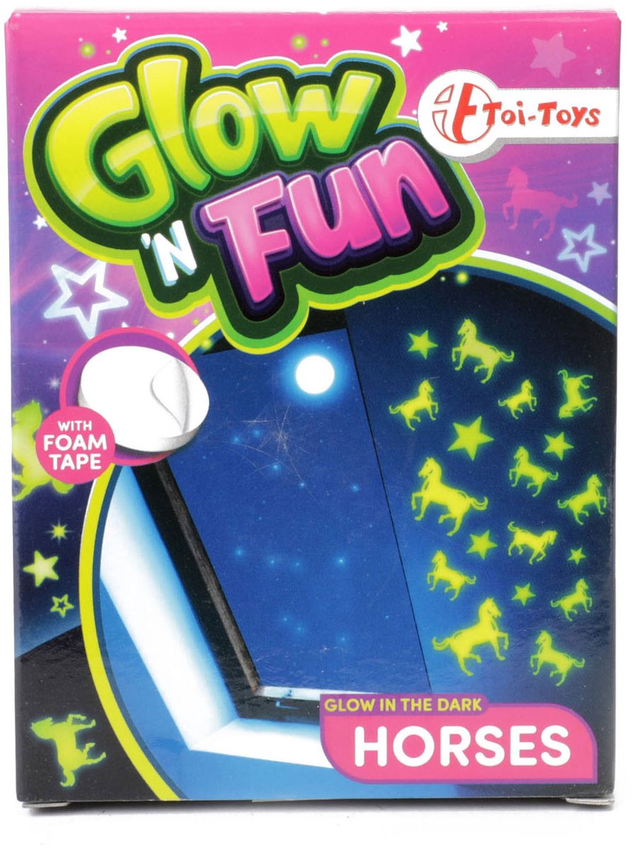 Glow n Fun Glow in the Dark Paarden