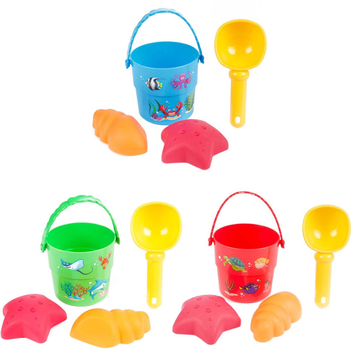 Play Out Mini Strandset Emmer Schepje en Vormen, 4dlg.