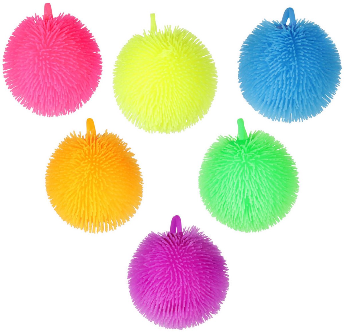 Pufferz Knijppufferbal Neon, 8cm
