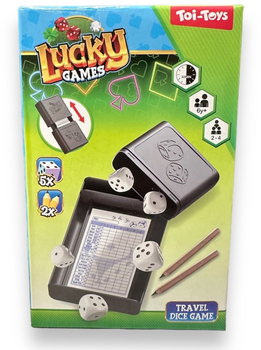 Toi-Toys Dobbelspel in bewaardoos