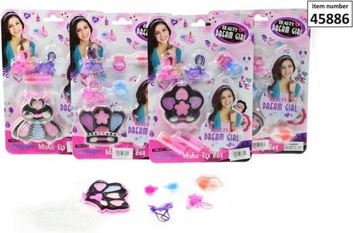 Toi Toys Make-up set met accessoires (1 stuk) assorti