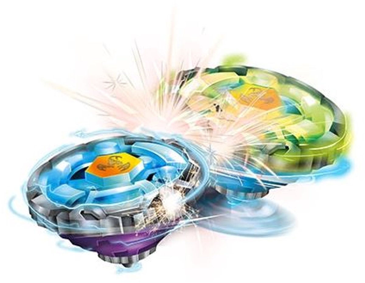 Toi Toys Metalen tol Gyroscopic met afschieter 4 soorten