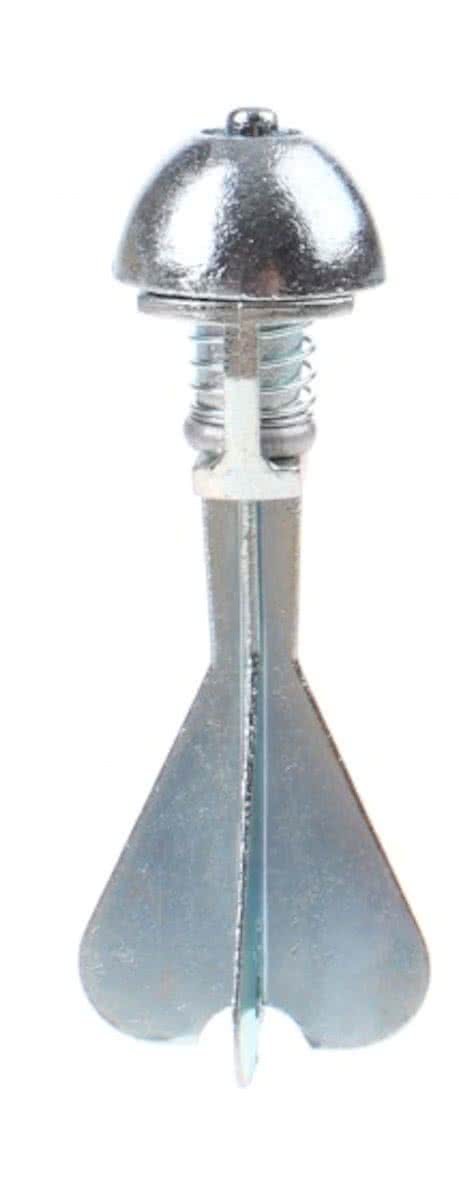 Toi-toys Raket Met Klappers Diecast 6,5 Cm Zilver