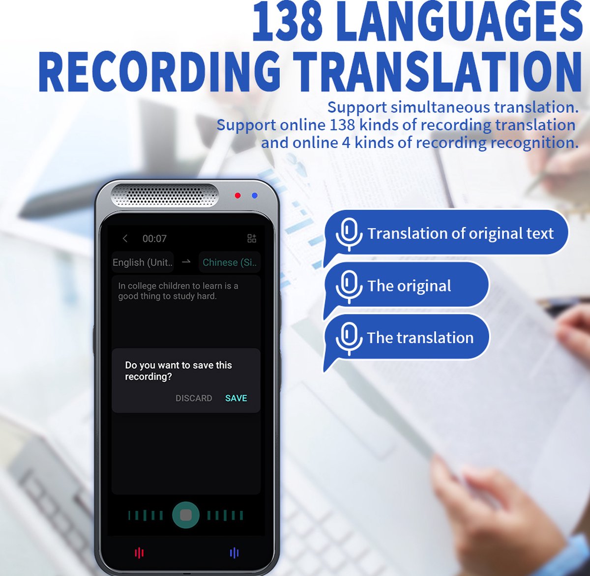 Vertaalcomputer AI Translator Origineel