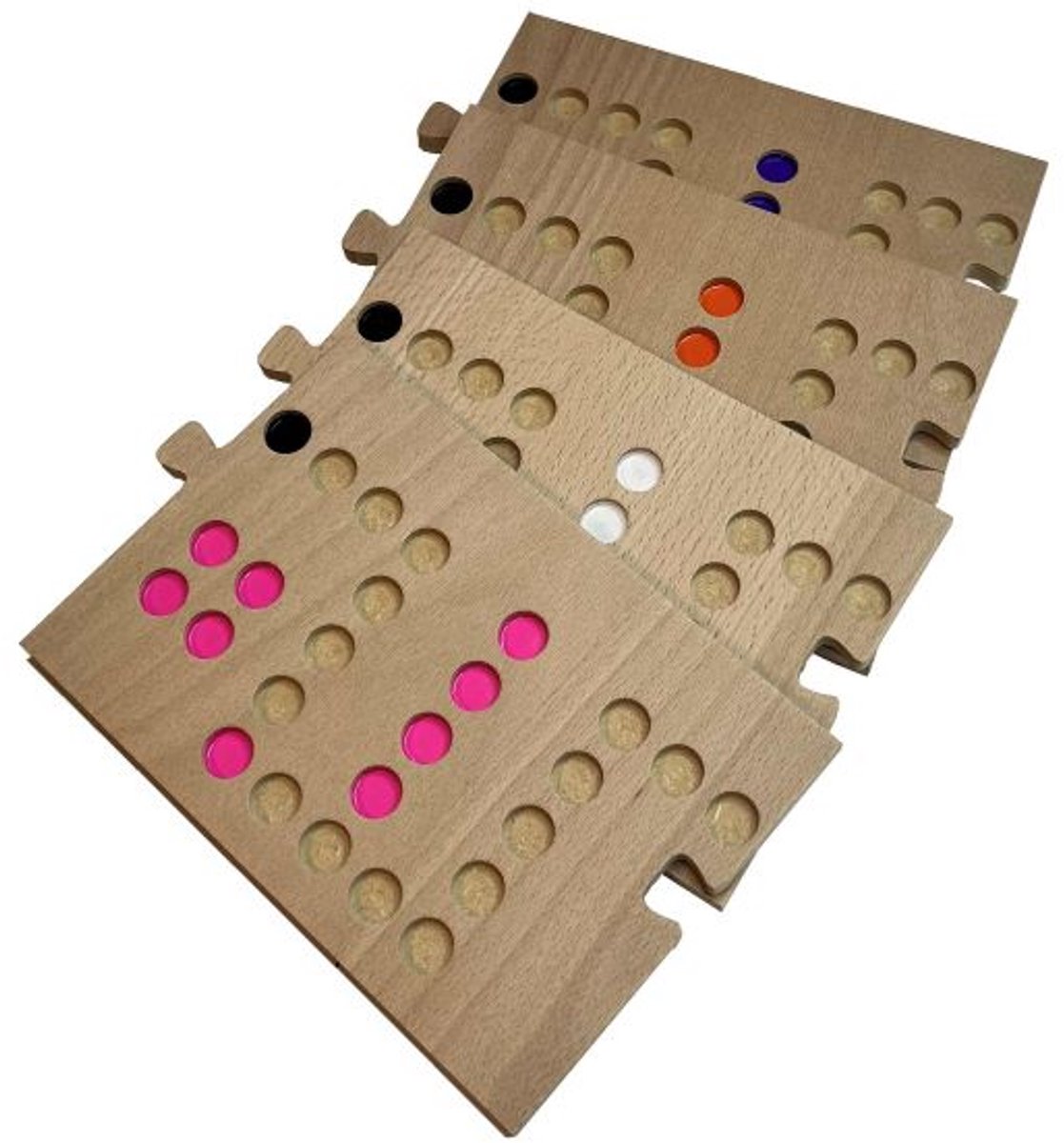 Tokkenspel Puzzel Aanvulset 4 Naar 8 Personen