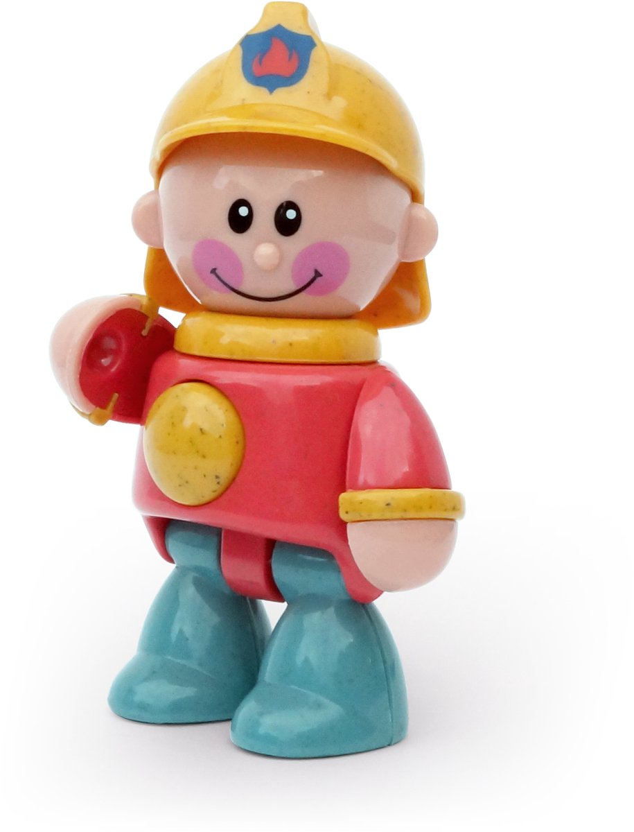 Tolo BIO First Friends brandweerman educatief speelgoed multicolor.