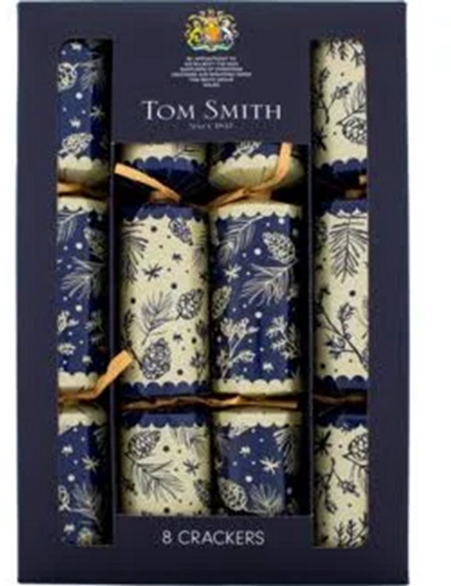 Tom Smith Christmas cracker Family Pine cone 8st 12,5 inch