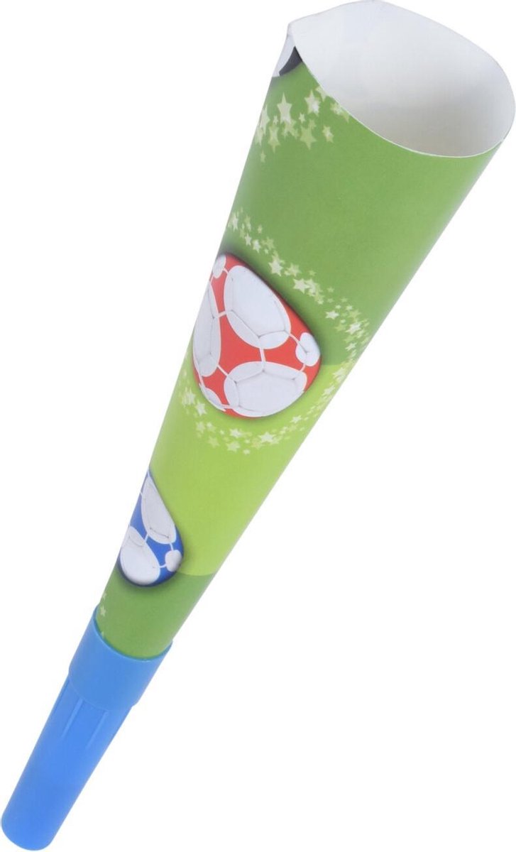 Tom Feesttoeter Voetbal Junior Papier Groen 8 Stuks