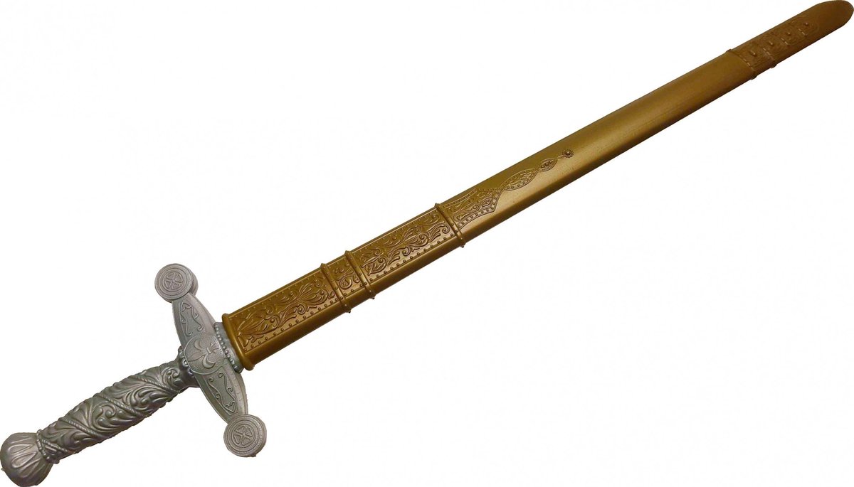 Tom Ridderzwaard Junior 75 Cm Zilver/goud 2-delig